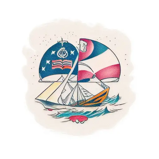 voyage, cuisine, vélo  tattoo design idea