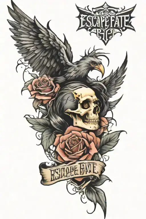 escape the fate  tattoo design idea