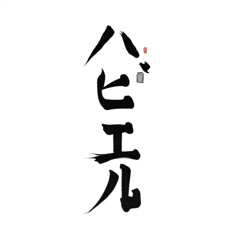 chinese calligraphy tattoo design idea