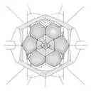 Hexagon within an octogon tattoo design idea