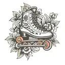 skate tattoo design idea