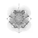 chemistry direction tattoo design idea