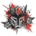 Decepticon tattoo design idea