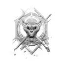 perseverance, strength, and being unbreakable tattoo design idea