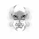 Shhh....! tattoo design idea