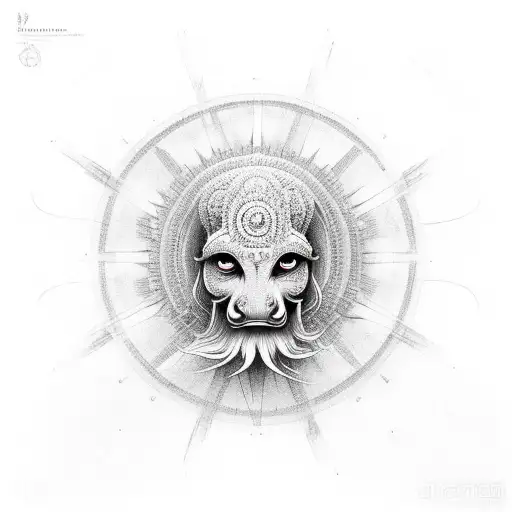 aum tattoo design idea