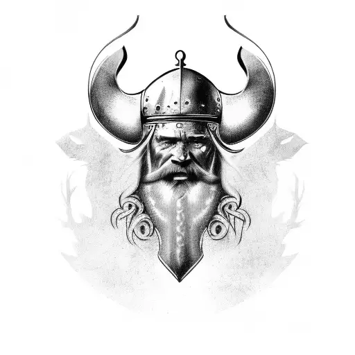 viking head tattoo designs