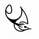 worm on hook tattoo design idea