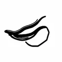 worm on hook tattoo design idea