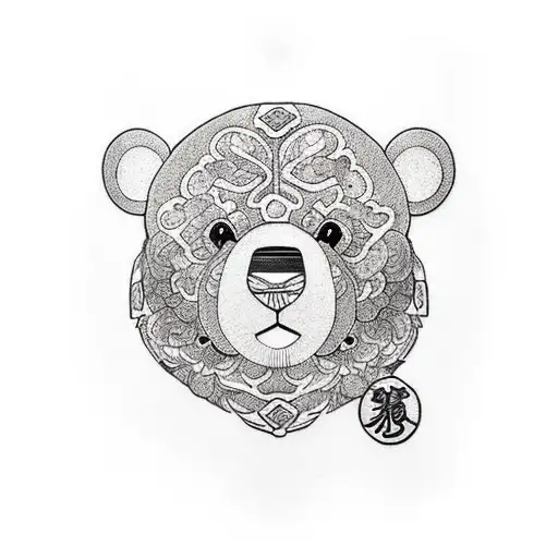 Teddy Bear tattoo design idea