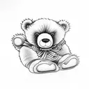 Teddy Bear tattoo design idea