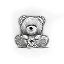 Teddy Bear tattoo design idea