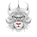 simba tattoo design idea