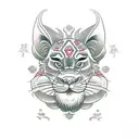 simba tattoo design idea