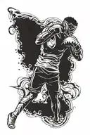 Kickboxing  tattoo design idea