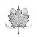 Maple Leaf tattoo design idea