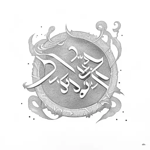 Text, that says: "Leap of fatih" tattoo design idea