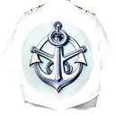 navy anchor tattoo design idea