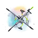 crossbow  tattoo design idea