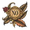 roman number and name signature   tattoo design idea