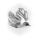 Swallow Bird tattoo design idea