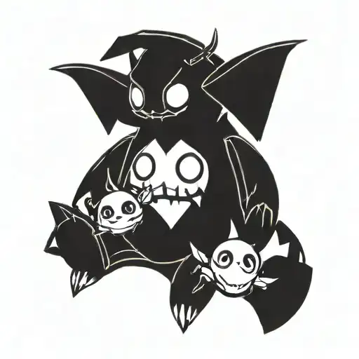mimikyu tattoo design idea