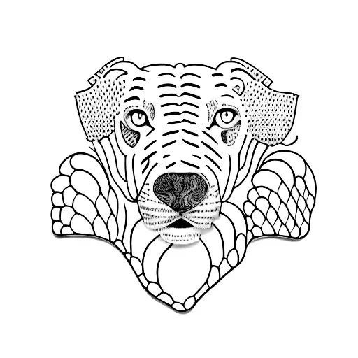 A series of books stacked together with animal paw prints as bookmarks tattoo design idea