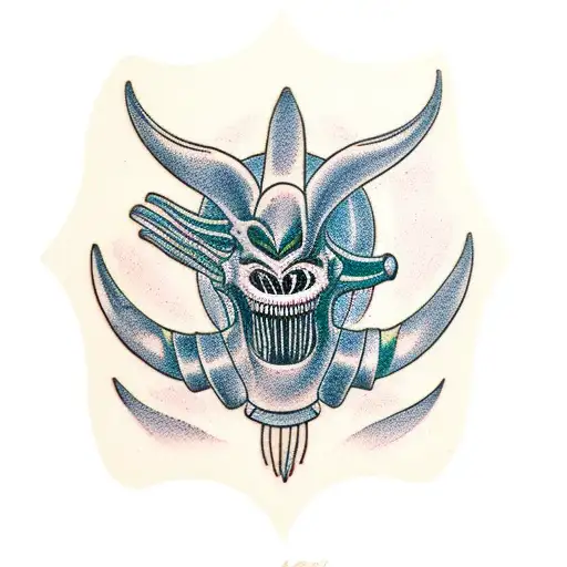 xenomorph tattoo design idea