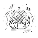 fan tattoo design idea