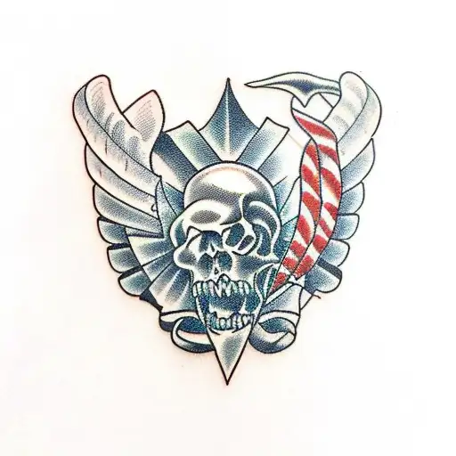 hunting tattoo design idea