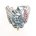 hunting tattoo design idea