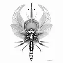 Dragonfly tattoo design idea
