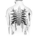 claw scratch marks on ribs  tattoo design idea