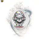 tuning maserati car tattoo design idea