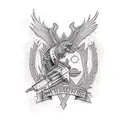 tuning maserati car tattoo design idea