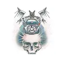 tuning maserati car tattoo design idea