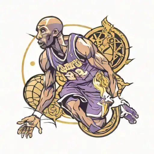 a tattoo for kobe bryant logo tattoo design idea