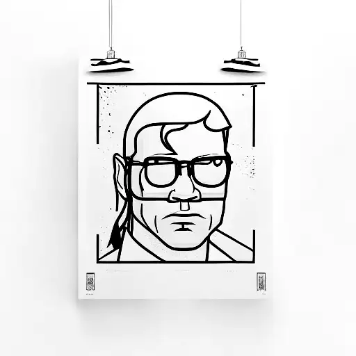 Pulp fiction poster tattoo design idea