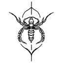 Scorpio  tattoo design idea