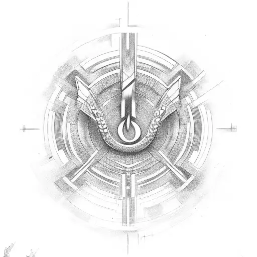 infinity sign  tattoo design idea