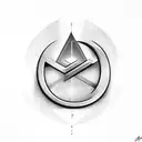 infinity sign  tattoo design idea