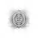 infinity sign  tattoo design idea