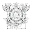 hello world message in coding style tattoo design tattoo design idea