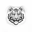 Tiger tattoo design idea