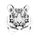 Tiger tattoo design idea