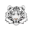 Tiger tattoo design idea