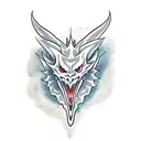 Dragon dark shadowing tattoo design idea