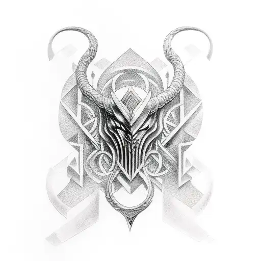 Norse gods tattoo design idea