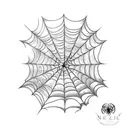 Spider Web tattoo design idea