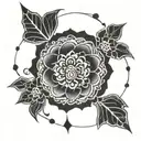 love for Nepal and dominance over others, blending Nepali symbols with elements of strength  tattoo design idea
